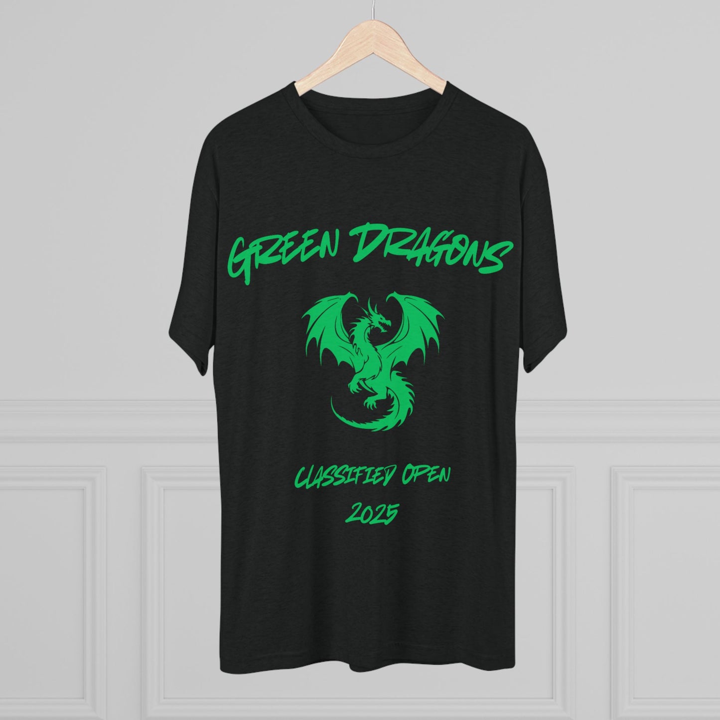 Team Green Dragons Unisex Tri-Blend Crew Tee