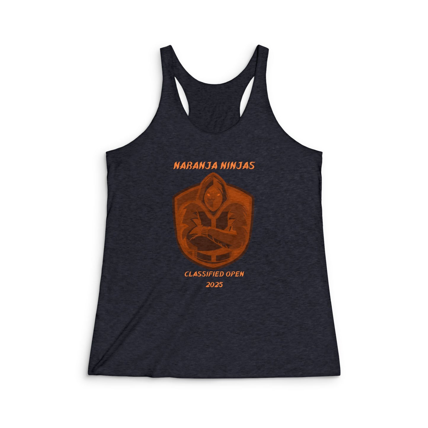 Team Naranja Ninjas Women's Tri-Blend Racerback Tank