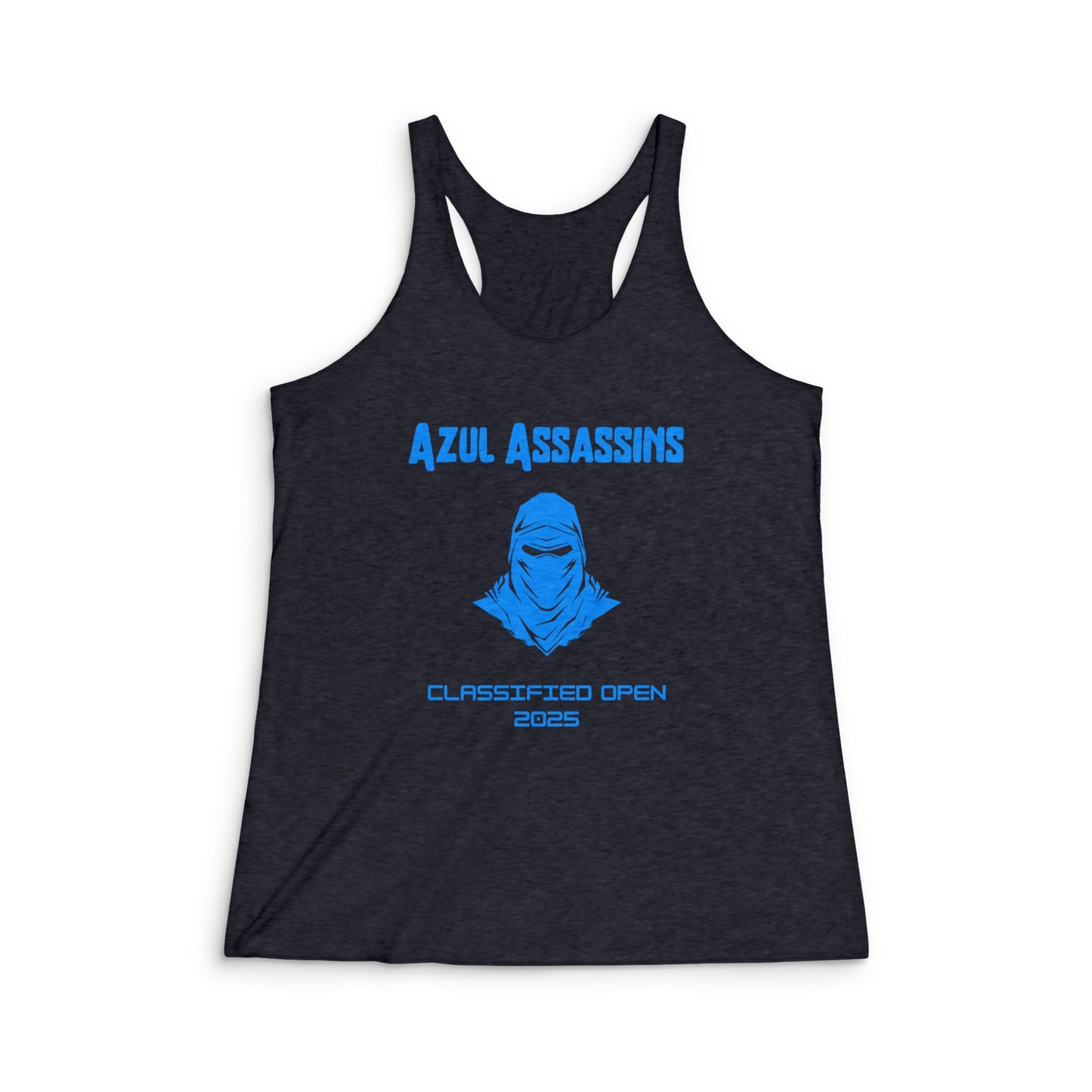 Team Azul Assassins Women's Tri-Blend Racerback Tank