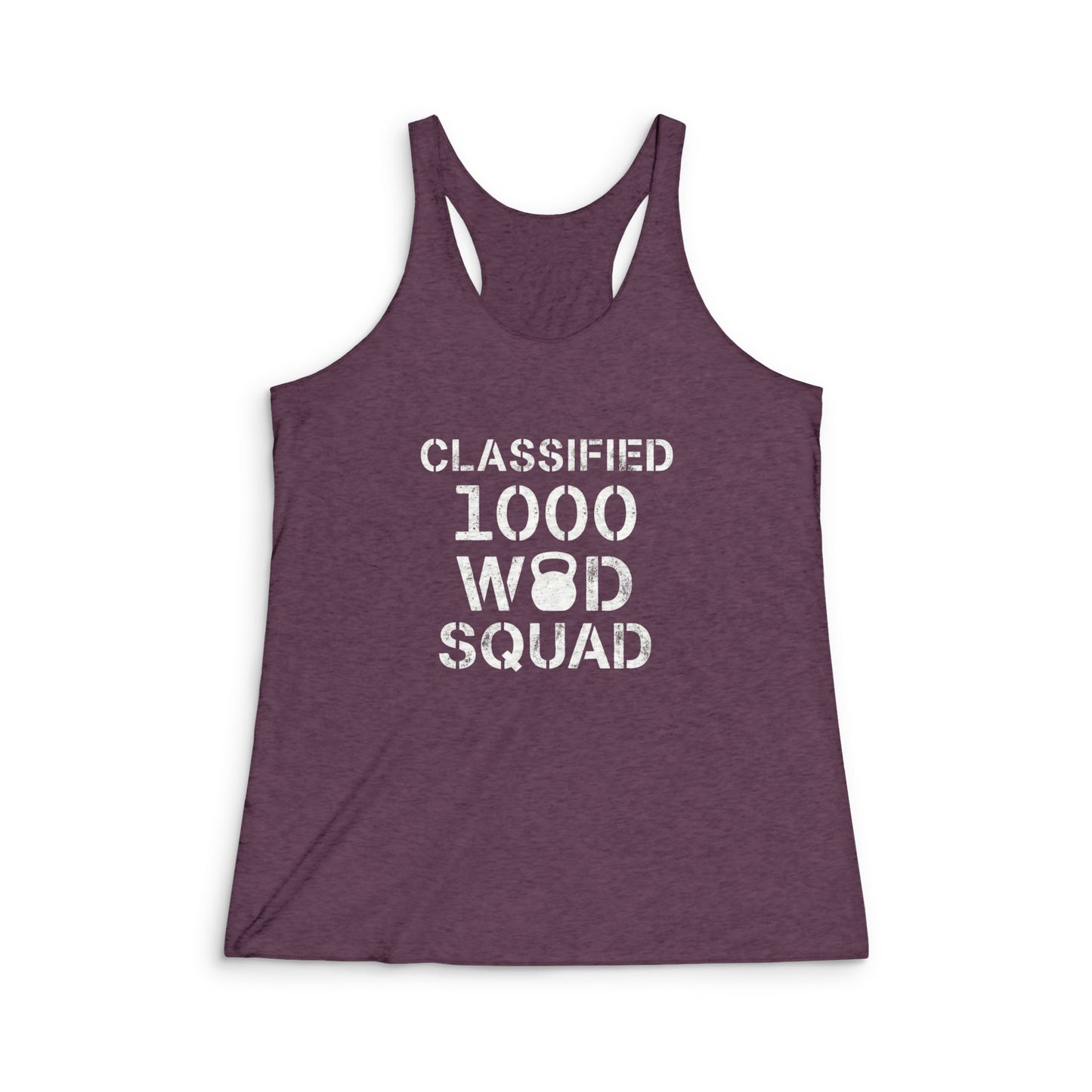 Classified 1000 WOD Squad Racerback Tank — Women's Fitness CrossFit Gym Tank Top