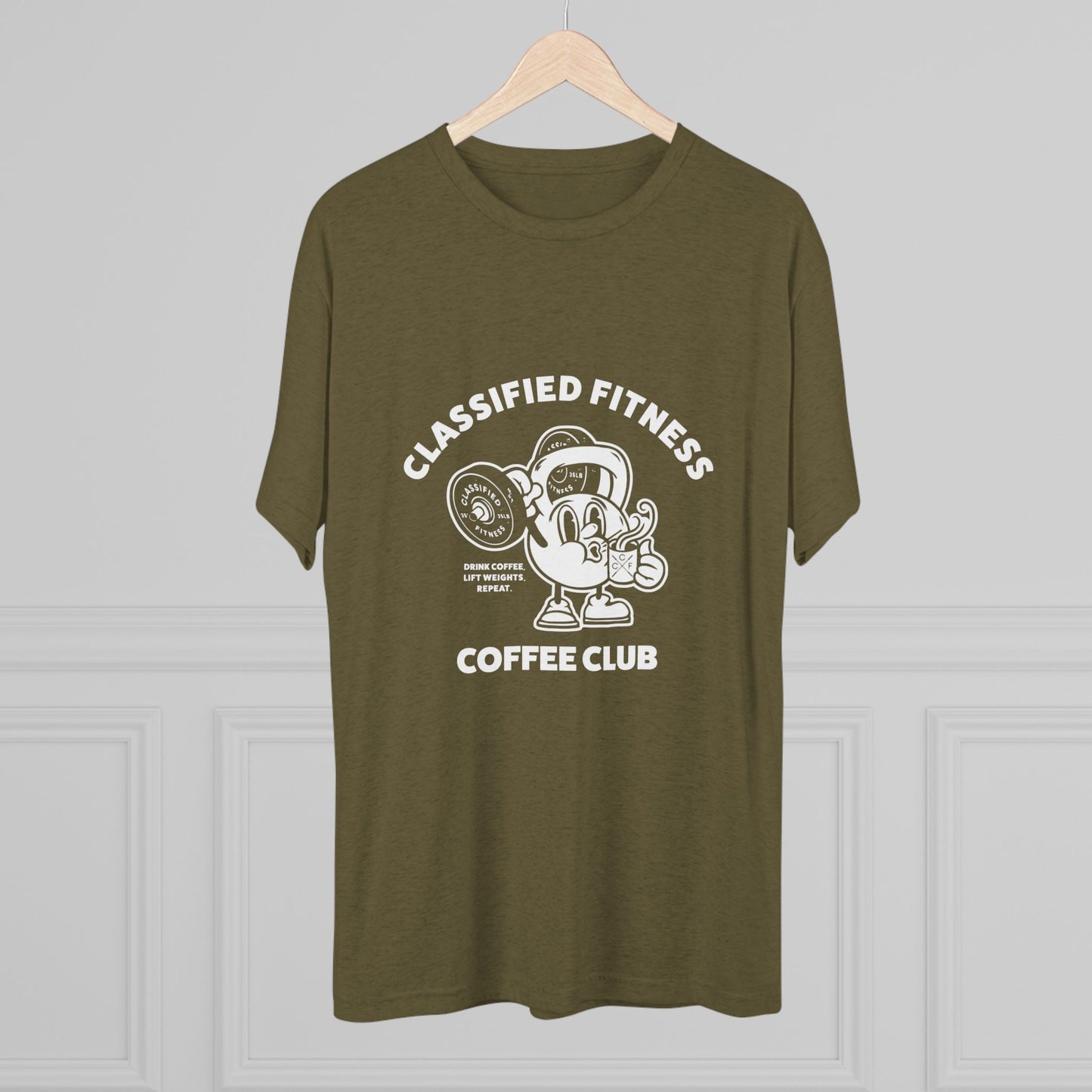 Coffee Club 2.0 Unisex Tri-Blend Crew Tee