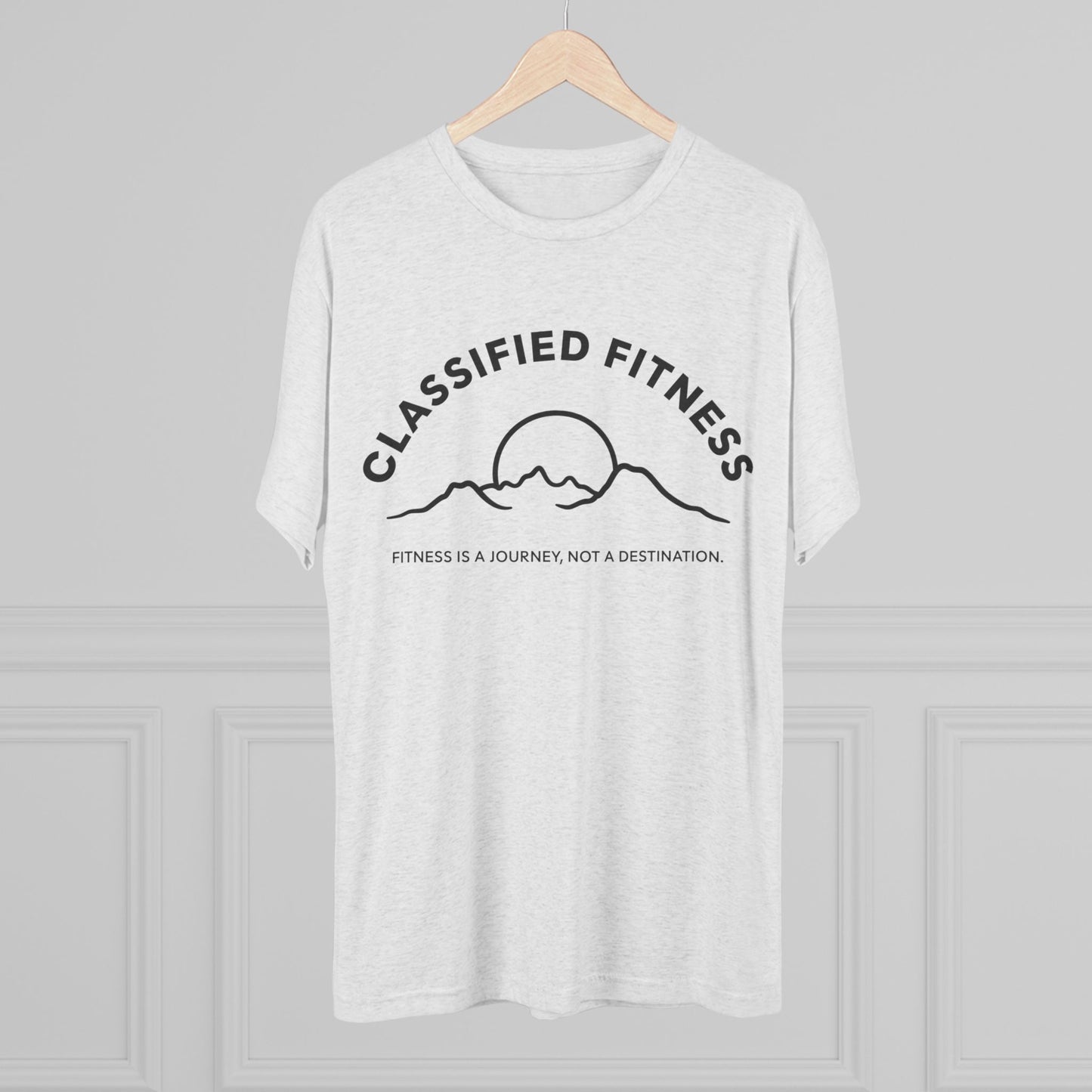 Fitness Is a Journey Unisex Tri-Blend