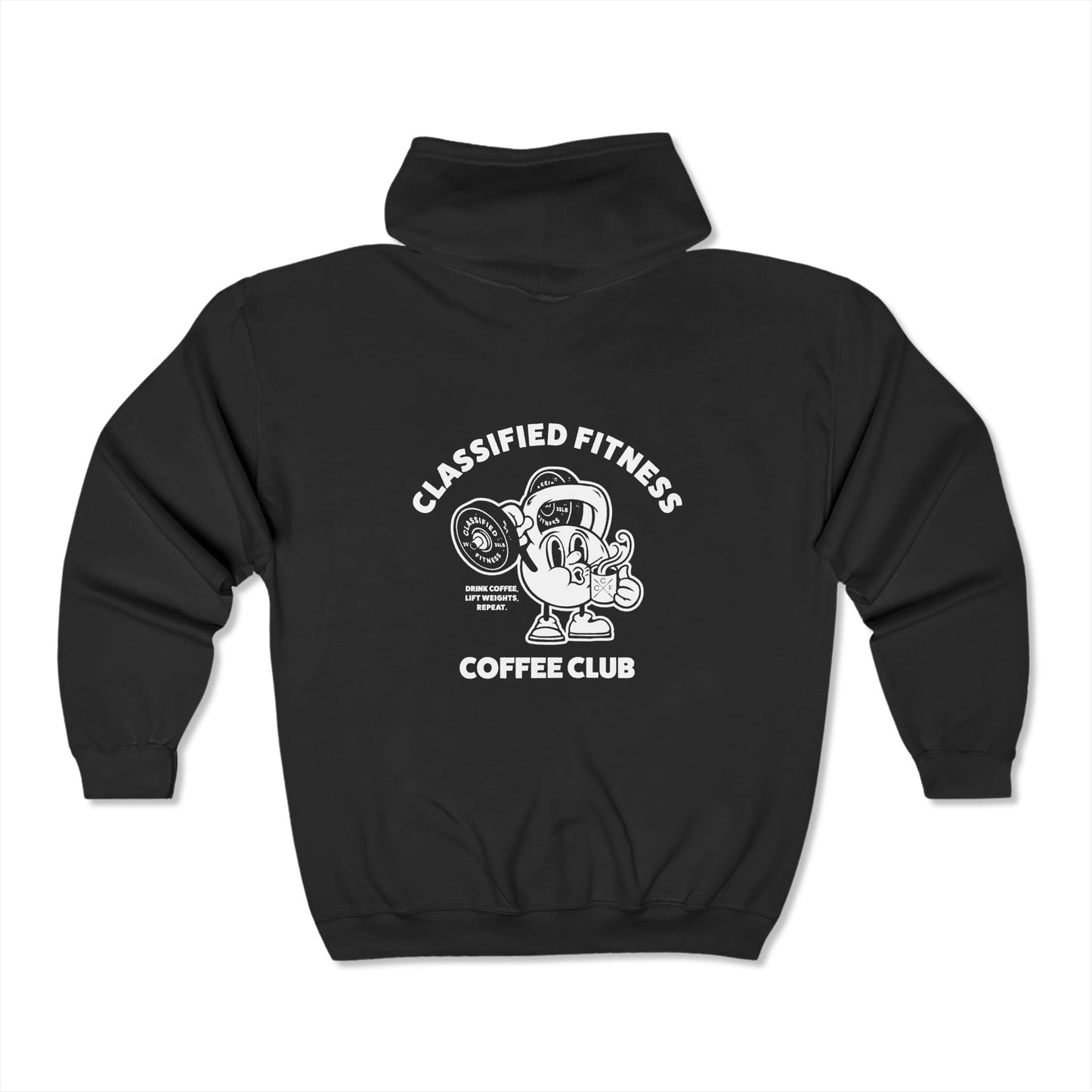 Coffee Club 2.0 Unisex Heavy Blend™ Zip Hooded Sweatshirt