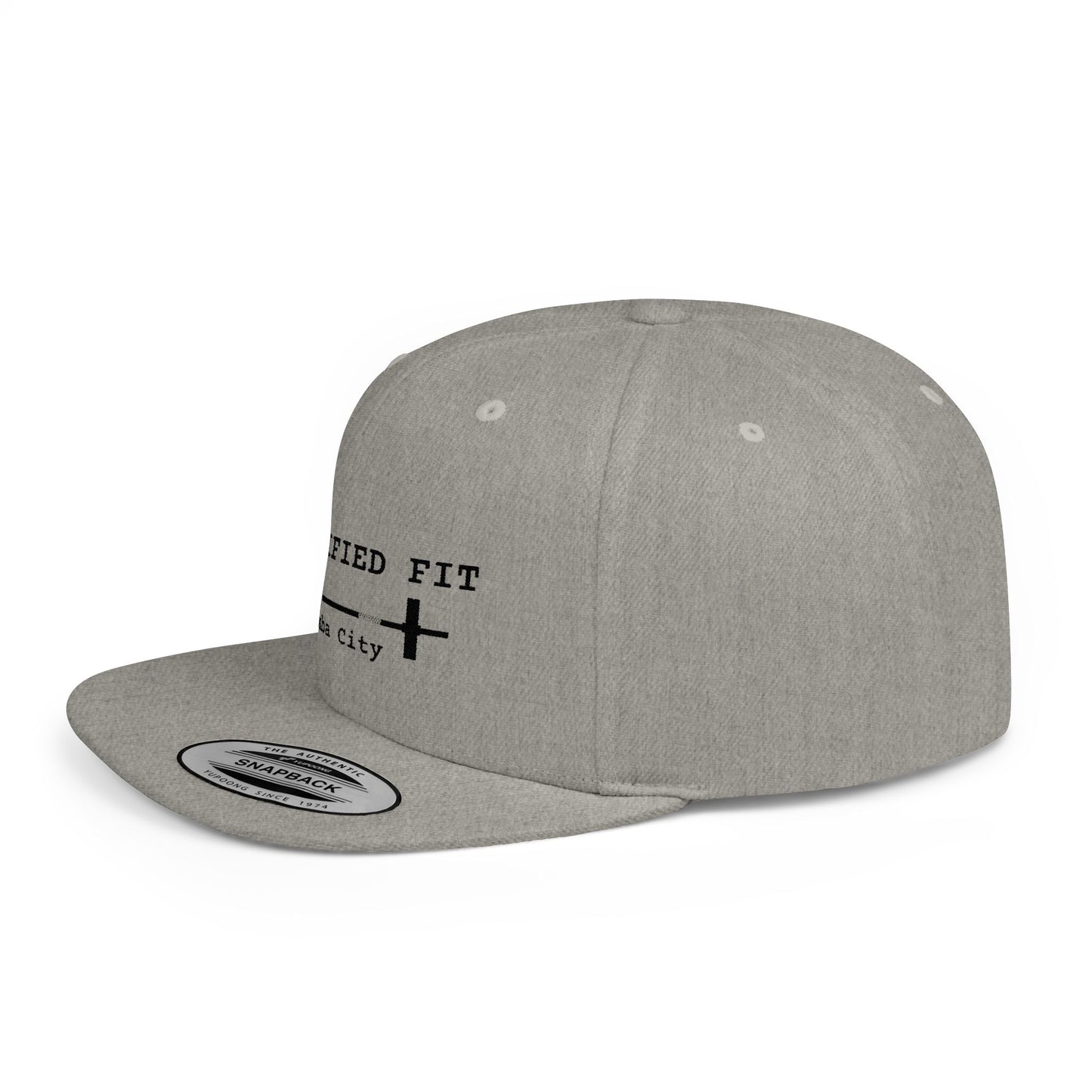 Flat Bill Snapback Light