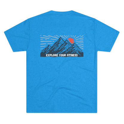 Explore Your Fitness Unisex Tri-Blend Tshirt