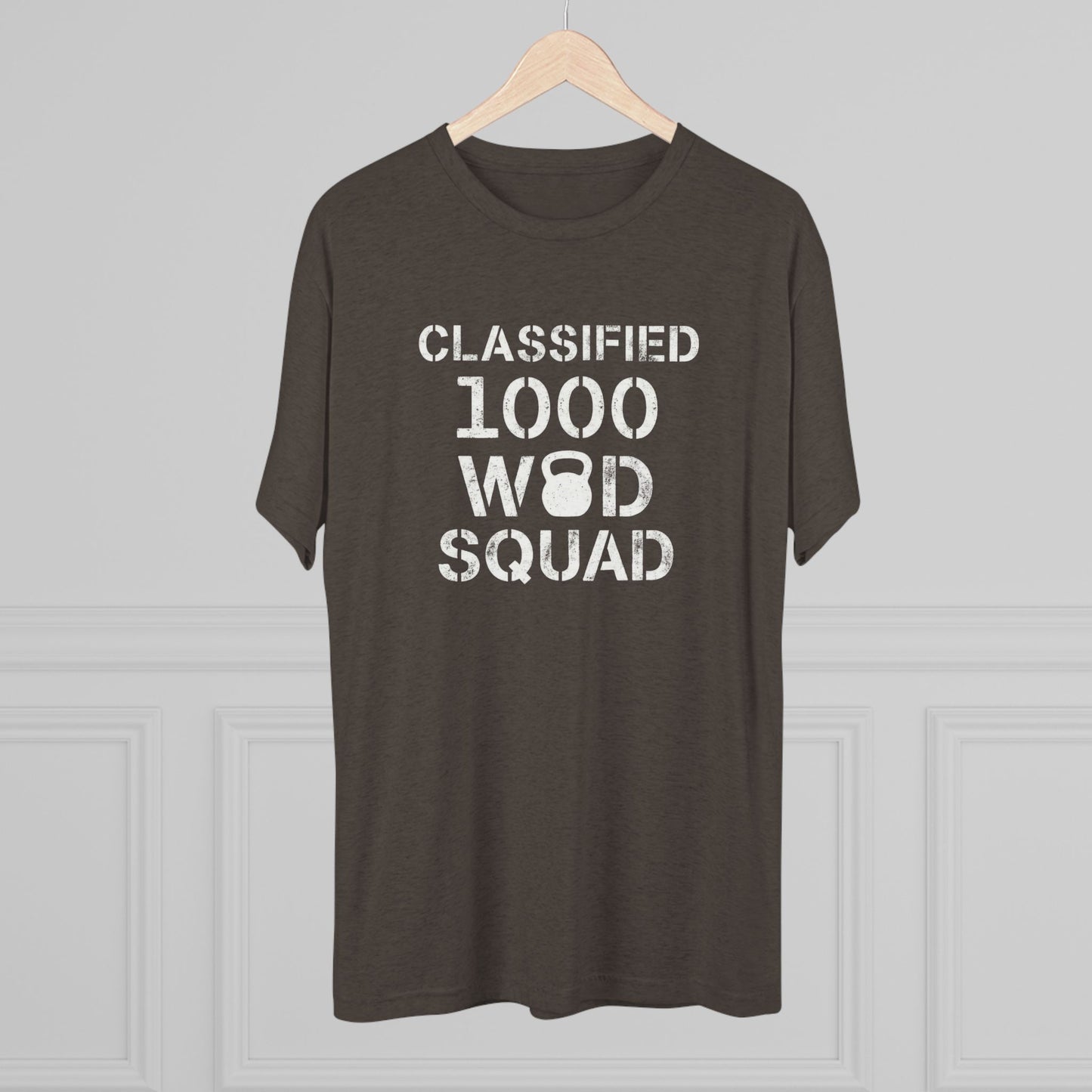 Classified 1000 WOD Squad Tee — CrossFit Kettlebell Workout Shirt