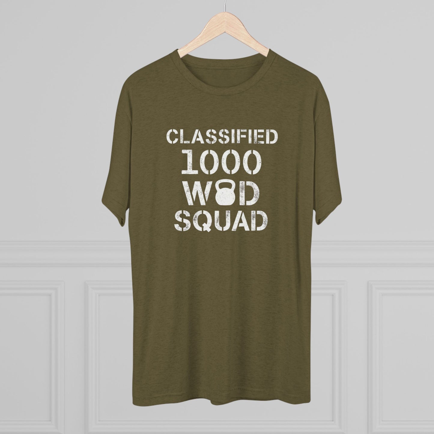Classified 1000 WOD Squad Tee — CrossFit Kettlebell Workout Shirt