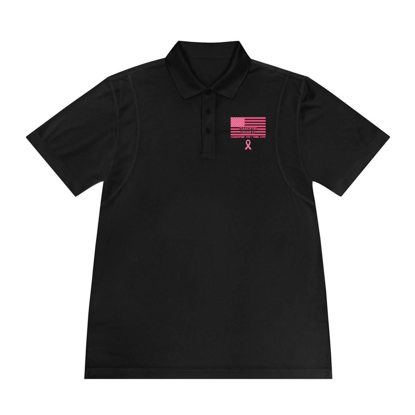 Men's Pink October Polo