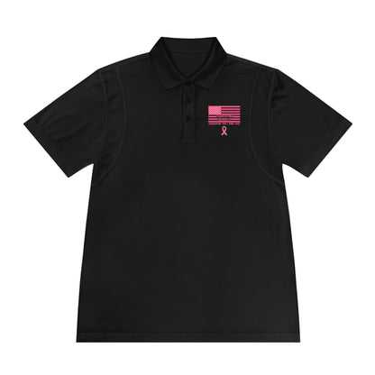 Men's Pink October Polo