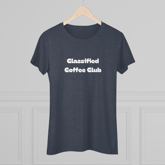 Women's Coffee Club Triblend Tee