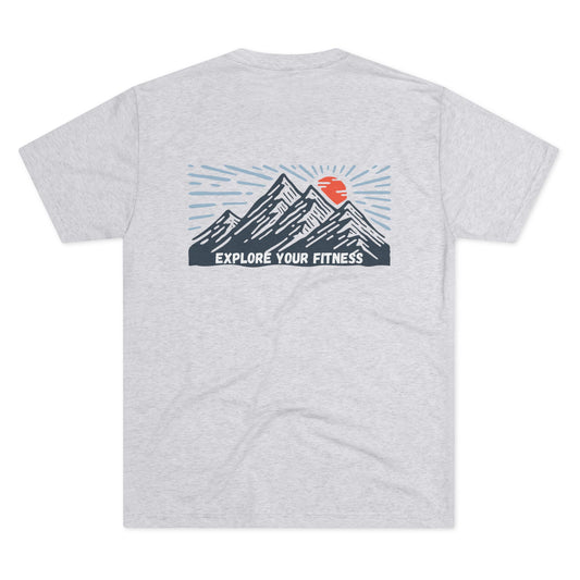 Explore Your Fitness Unisex Tri-Blend Tshirt