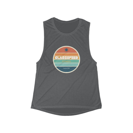 Women's Summer 2024 Flowy Scoop Muscle Tank