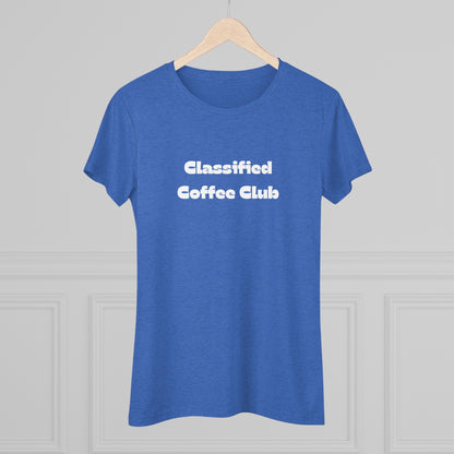 Women's Coffee Club Triblend Tee