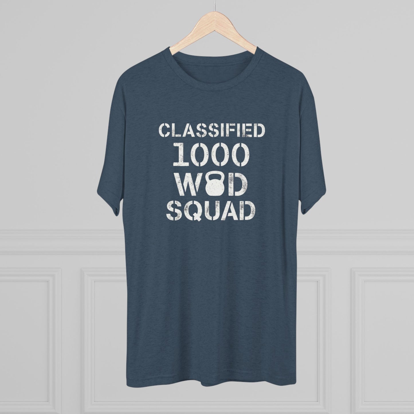 Classified 1000 WOD Squad Tee — CrossFit Kettlebell Workout Shirt