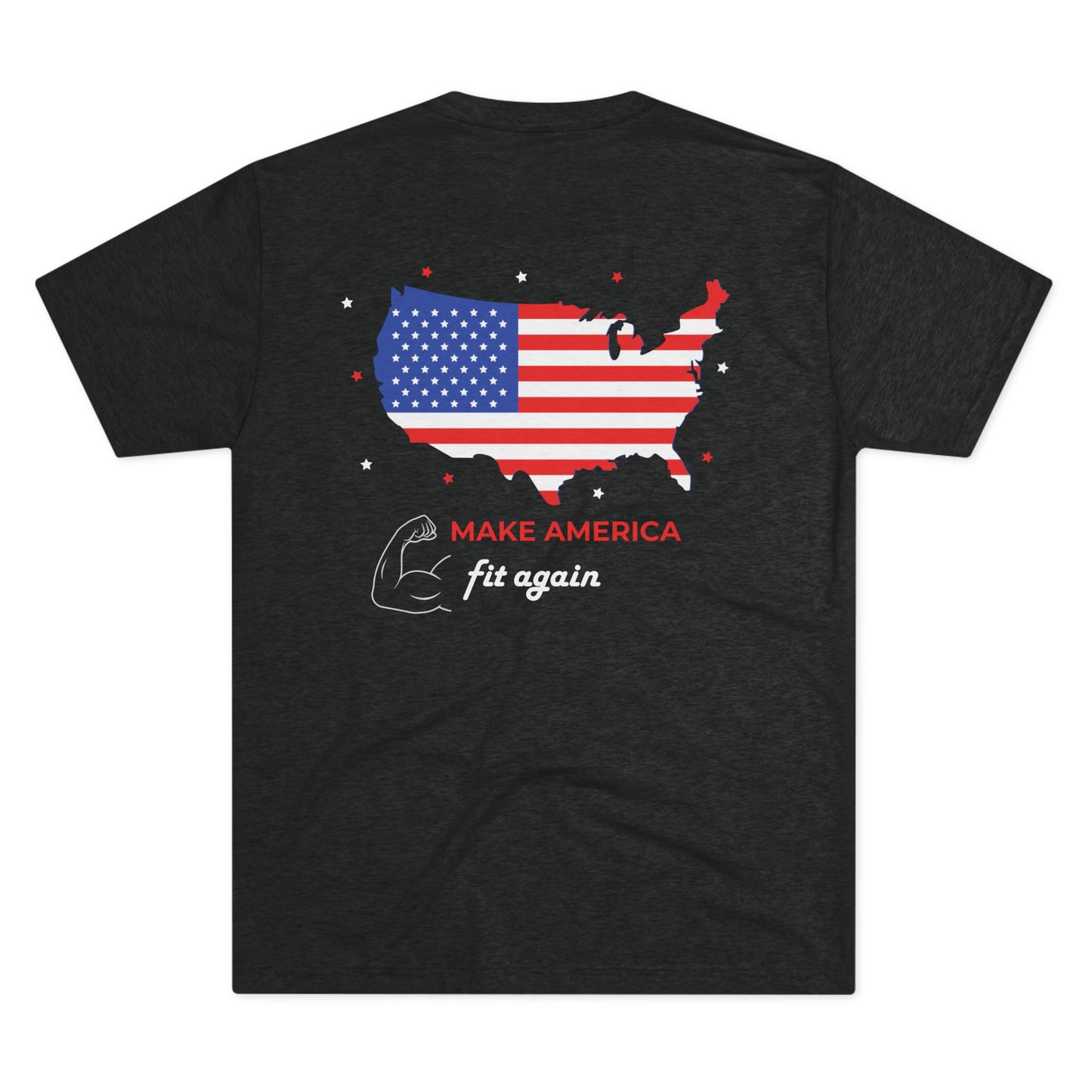 2024 Make America Fit Again Unisex Tri-Blend Crew Tee