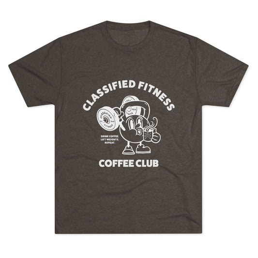 Coffee Club 2.0 Unisex Tri-Blend Crew Tee