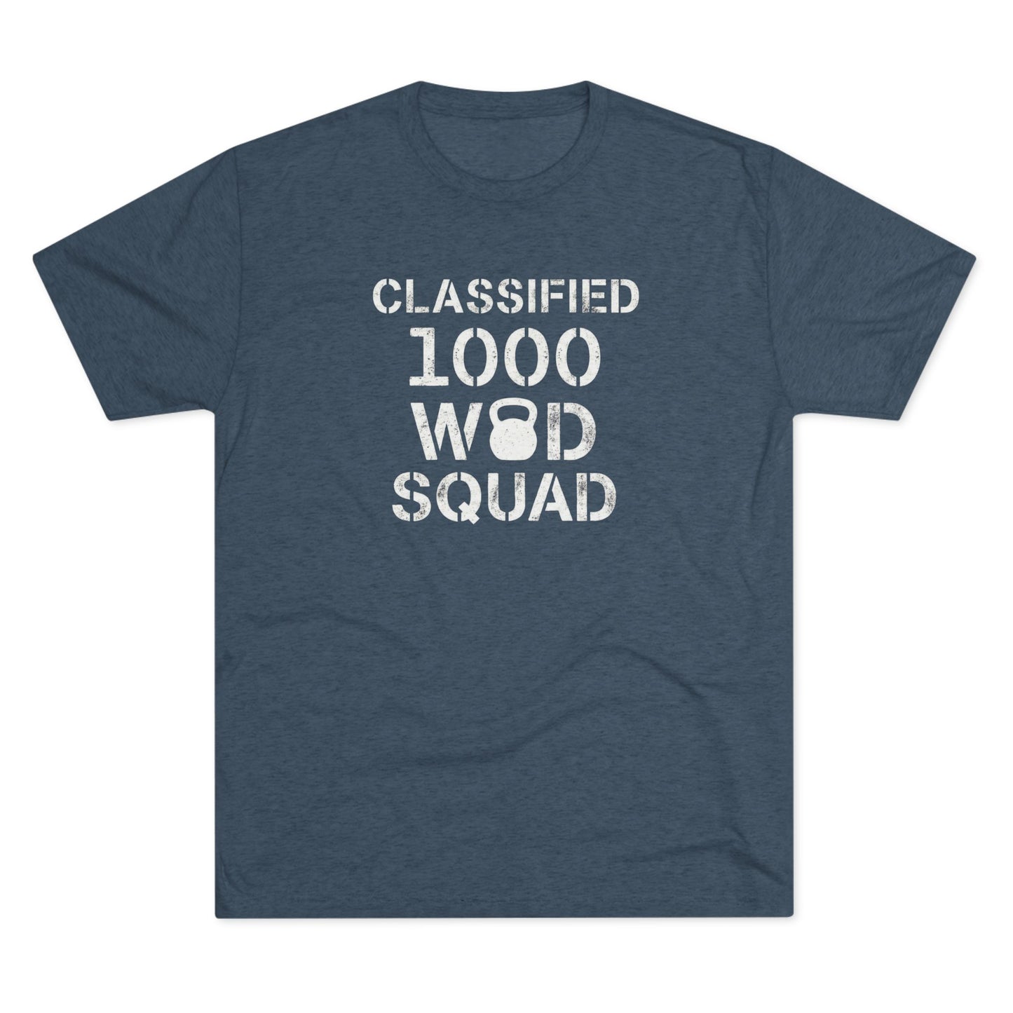 Classified 1000 WOD Squad Tee — CrossFit Kettlebell Workout Shirt