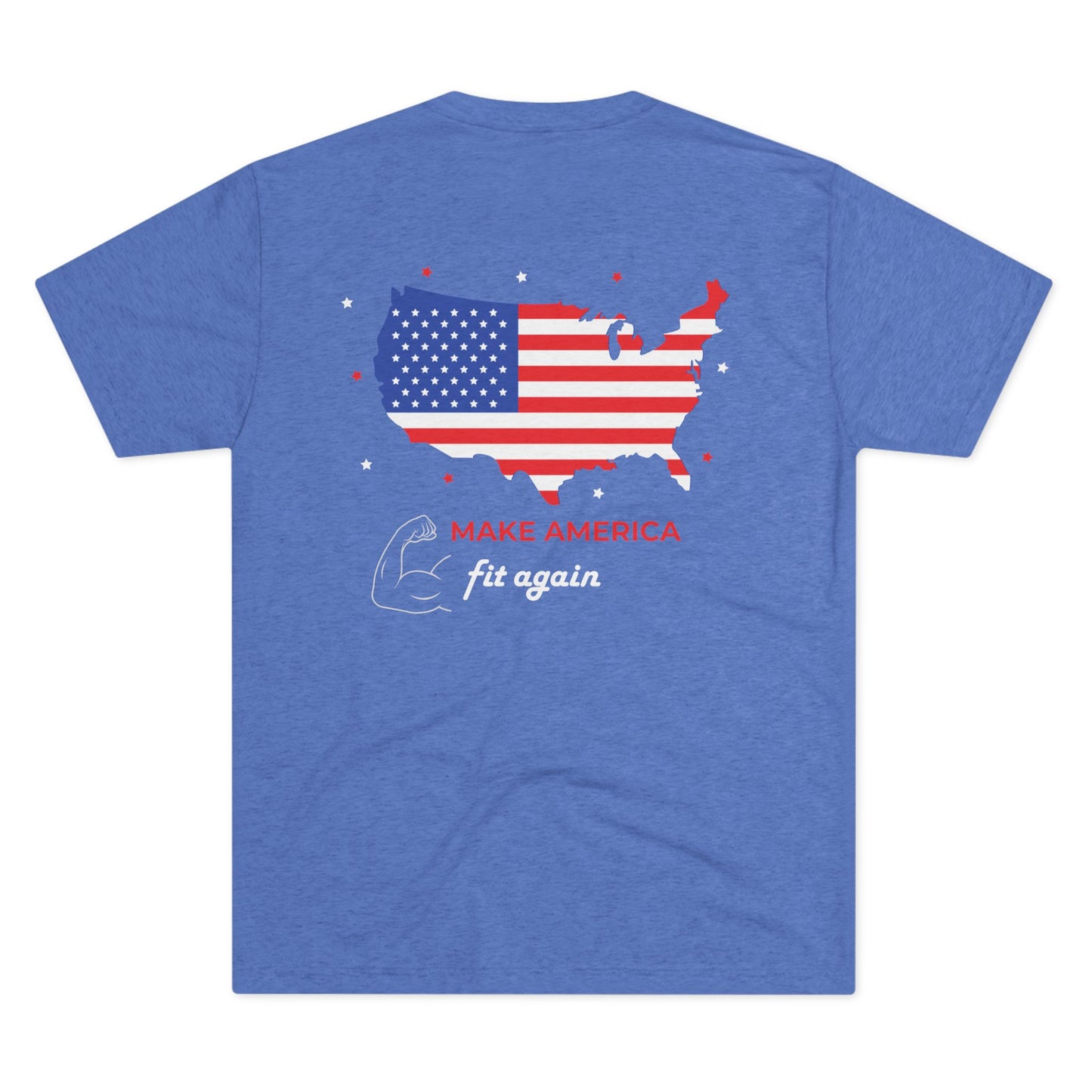 2024 Make America Fit Again Unisex Tri-Blend Crew Tee